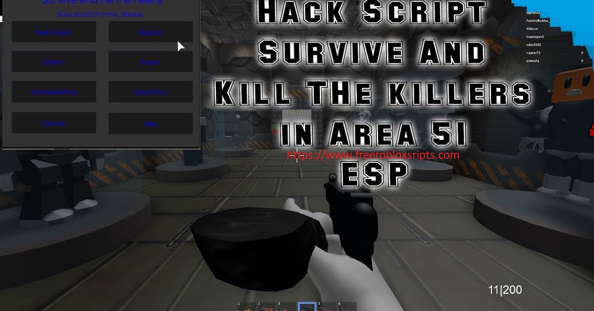 Free Roblox Scripts - roblox esp script gui