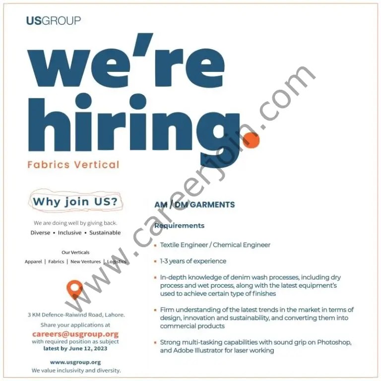 Jobs in US Group
