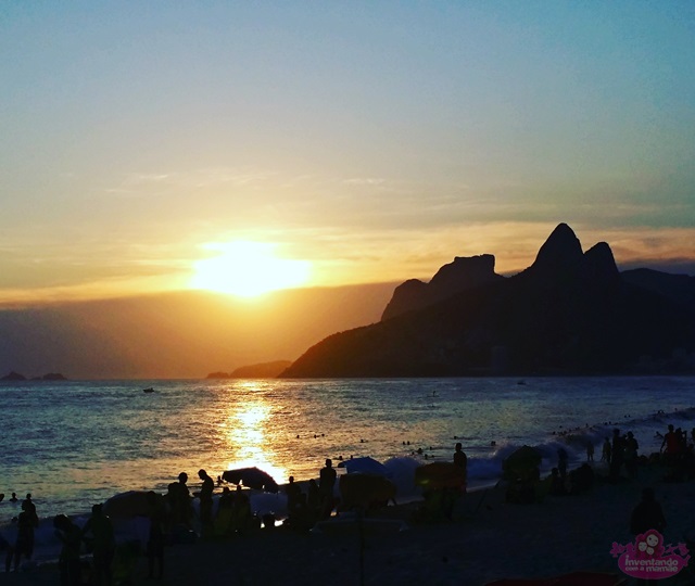 Praia de Ipanema no Rio de Janeiro