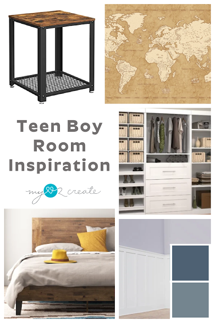 Teen Boy Bedroom Inspiration, MyLove2Create