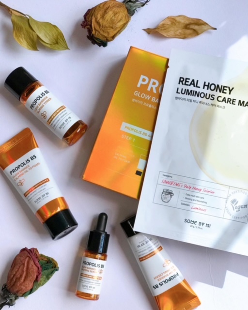 Some By Mi Propolis Glow Barrier Calming Starter Kit Review