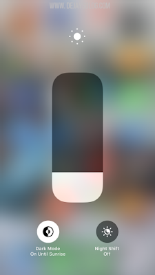 Turn on iPhone Dark mode control center -DE JAY'S BLOG