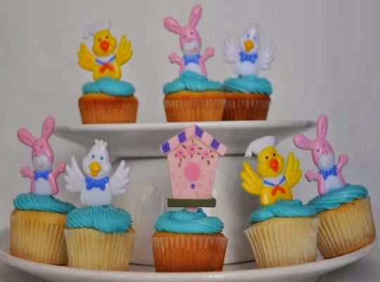 Pastelitos como tema central de un baby shower