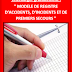 " MODELE DE REGISTRE D’ACCIDENTS, D’INCIDENTS ET DE PREMIERS SECOURS  "- PDF