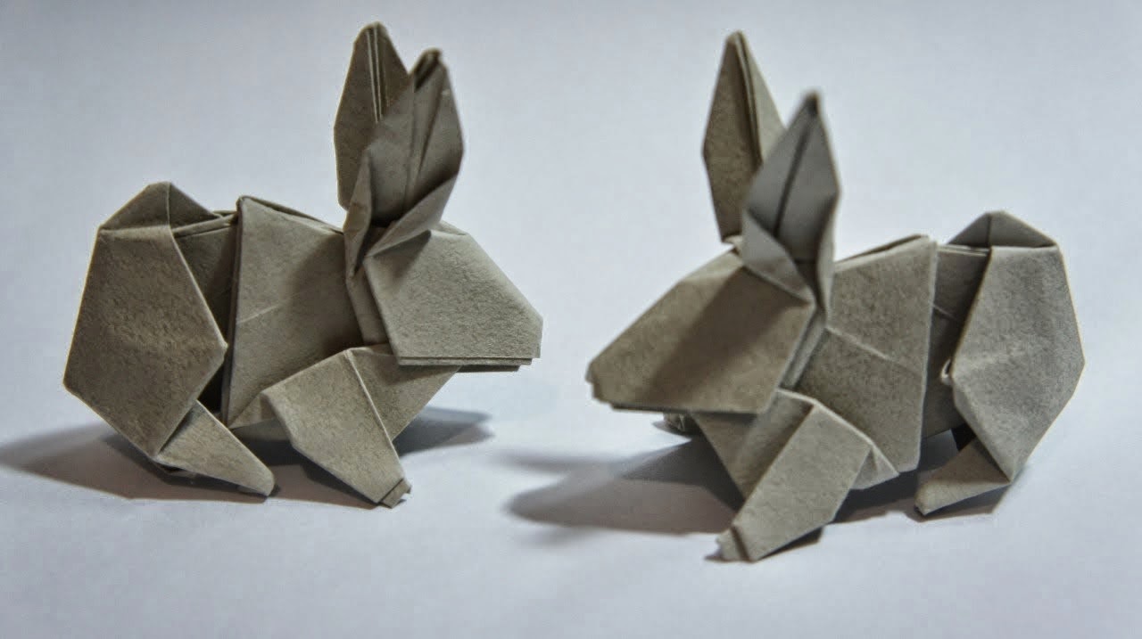 Origami instructions Rabbit video