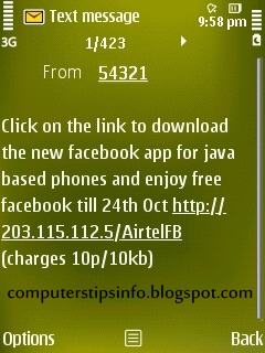 ACCESS FACEBOOK FOR FREE ON AIRTEL FOR JAVA BASED PHONES FACEBOOK FOR FREE