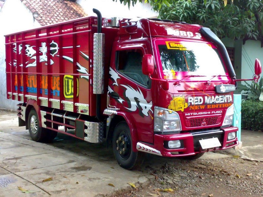 Gambar Foto Truk  Fuso  Mitsubishi Modifikasi  Terbaru 2019