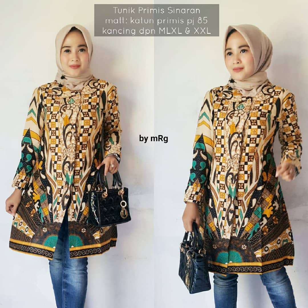 46 Model Tunik Batik Remaja 2019 Desain Modern Model 