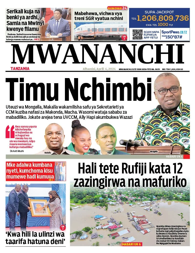 Haya Hapa Magazeti ya Leo Tarehe 04 April 2024