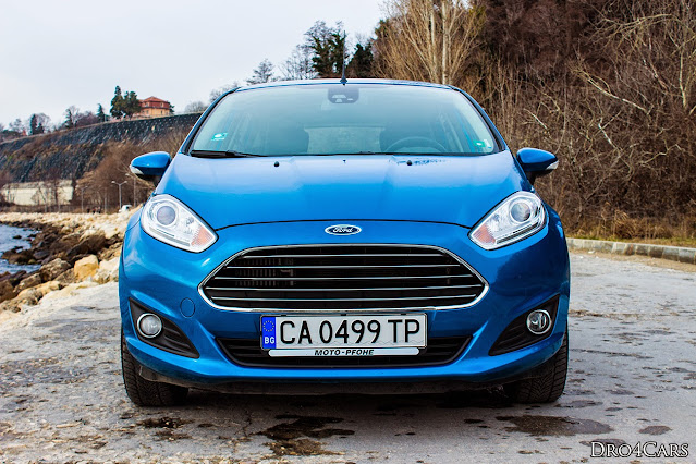 The six-gen Ford Fiesta - front view; Model Year 2014 shown