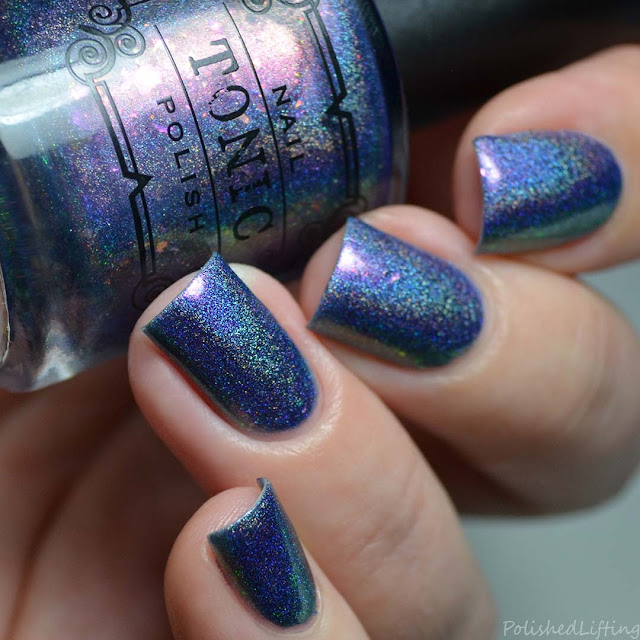 purple holo nail polish