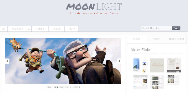 MoonLight - Clean Magazine Blogger Template
