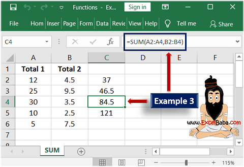 Sum_Function Example 3