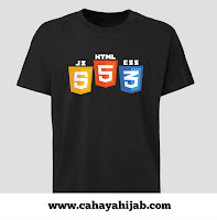 Jual Kaos HTML CSS Javascript Premium