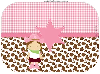 Little Cowgirl: Free Printable Candy Bar Labels.