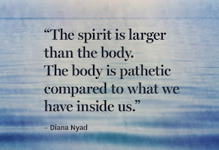 The spirit is larger than the body