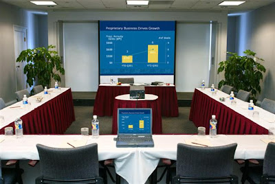 Office meeting room set up - Hotel conference room set up