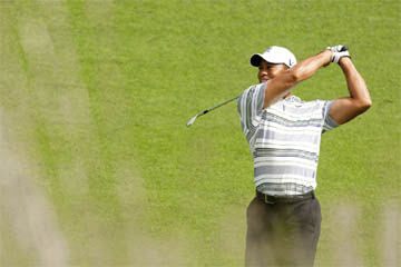 Tiger Woods at Bethpage, courtesy of USGA/John Mummert