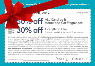 Free Printable Yankee Candle Coupons