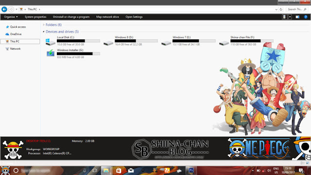 One Piece Theme Win 10 Ver. 1809 by Enji Riz Lazuardi