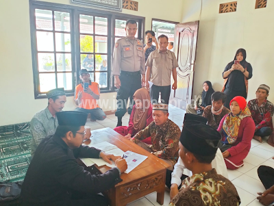 Sat Tahti Polresta Cilacap Fasilitasi Pernikahan Tahanan Narkoba di Rutan Polresta Cilacap