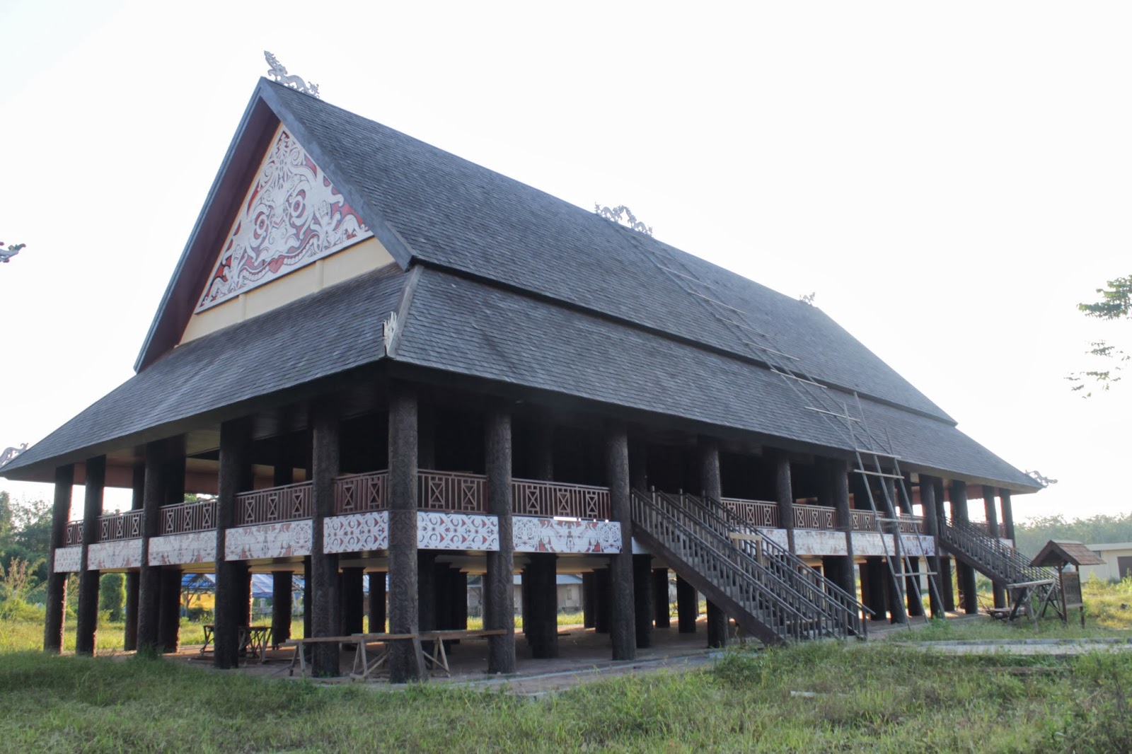 KEBUDAYAAN SUKU DAYAK DI KALIMANTAN TIMUR: LAMIN/ RUMAH 