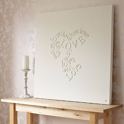 Make your own falling in LOVE canvas