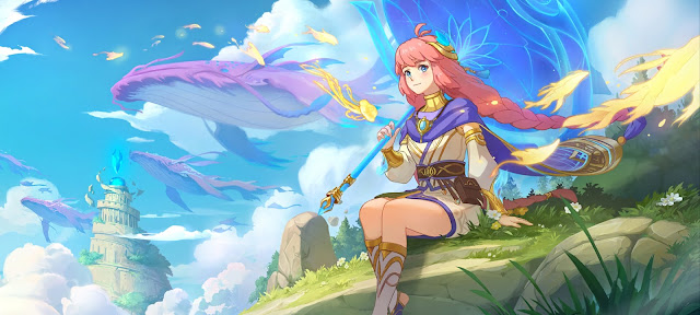 Kagura Beyond the Clouds Skin Wallpaper