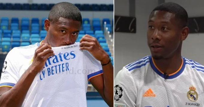 David Alaba explains why he kissed Real Madrid crest