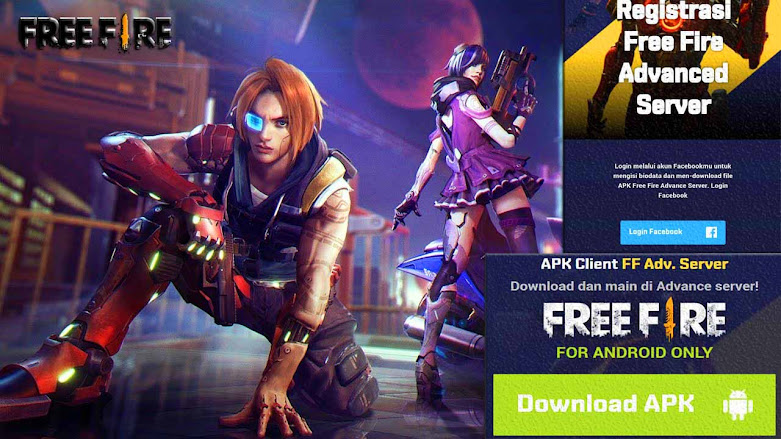 Cara Download dan Mendaftar Advance Server free Fire (FF)