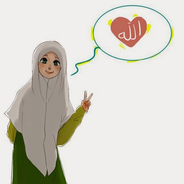  Animasi  Muslimah  Berhijab Syari DWI LESTARI