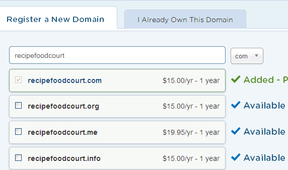 Register a New Domain