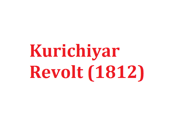 Kurichiyar Revolt (1812)