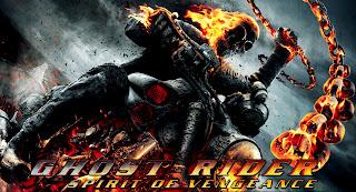 Ghost Rider Spirit of Vengeance 3D Movie 2012 Flaming Skull Posterdesktop backgrounds wallpapers in HD