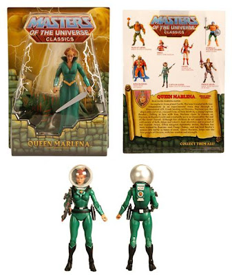 San Diego Comic-Con 2011 Exclusive Queen Marlena Masters of the Universe Action Figure Packaging & Captain Glenn, Heroic Galactic Adventurer Action Figure