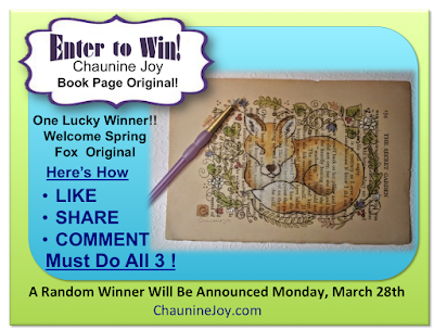 Chaunine Joy Welcome Spring Book Page Original Giveaway