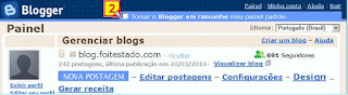 acessar draft.blogger.com e tornar padrão ou não