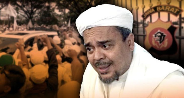 RIZIEQ SHIHAB DITETAPKAN JADI TERSANGKA PENODAAN PANCASILA OLEH POLDA JABAR