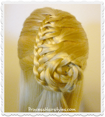 Cornucopia braid hair tutorial