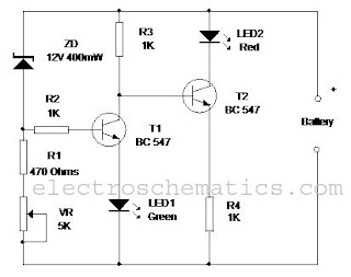 Battery Level Monitor Circuit