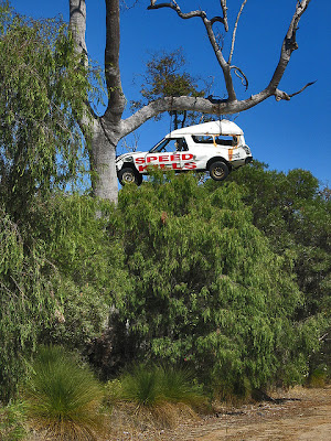 Speed Kills Art Car in Western Australia