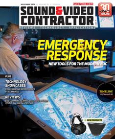 Sound & Video Contractor - November 2011 | ISSN 0741-1715 | TRUE PDF | Mensile | Professionisti | Audio | Home Entertainment | Sicurezza | Tecnologia
Sound & Video Contractor has provided solutions to real-life systems contracting and installation challenges. It is the only magazine in the sound and video contract industry that provides in-depth applications and business-related information covering the spectrum of the contracting industry: commercial sound, security, home theater, automation, control systems and video presentation.