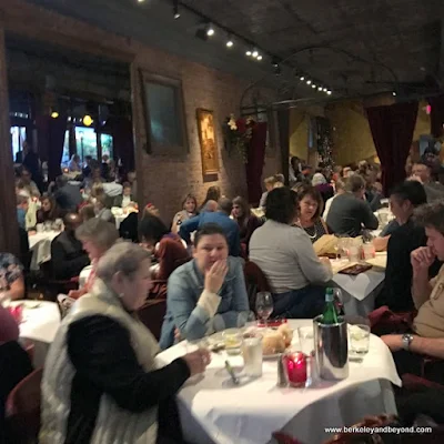 interior of Barcelona restaurant in German Village in Columbus, Ohio