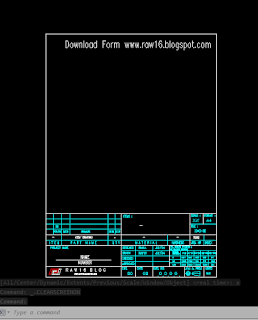 Download Etiket Untuk Gambar AutocCAD A1 A2 A3 A4