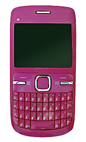 pink colored cell phone