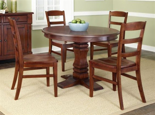 mahogany dining table and chairs