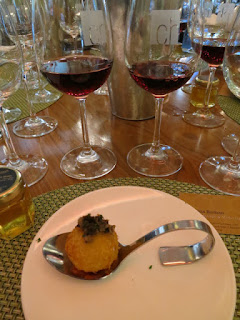 Tasting Plate #2: Pinot with Crispy Fried Mushroom Arancini