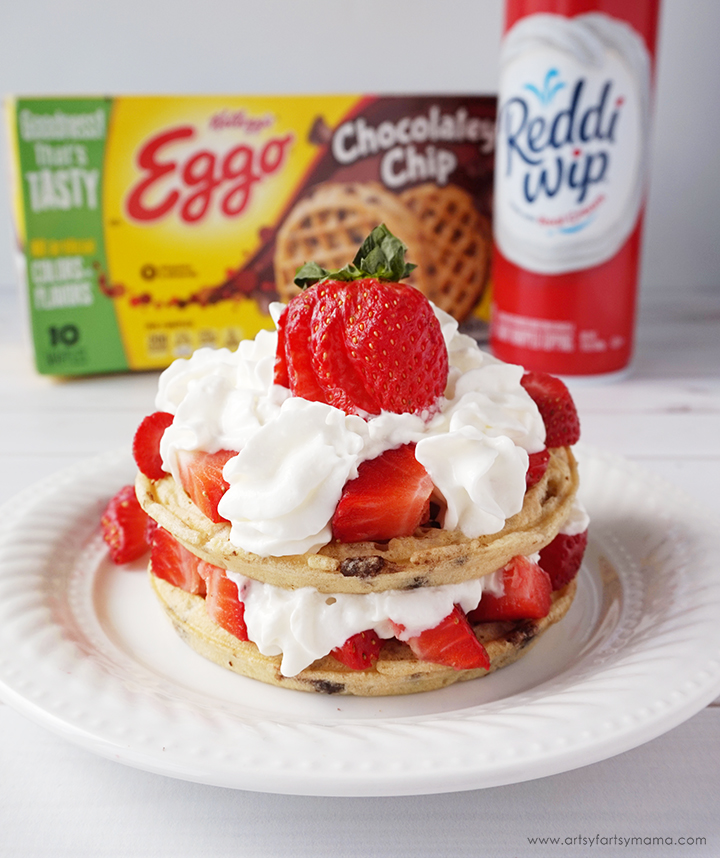 Strawberry Shortcake Waffles