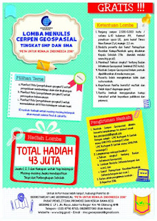 Lomba Menulis Cerpen GeoSpasial ~ Pusat Info Lomba Menulis