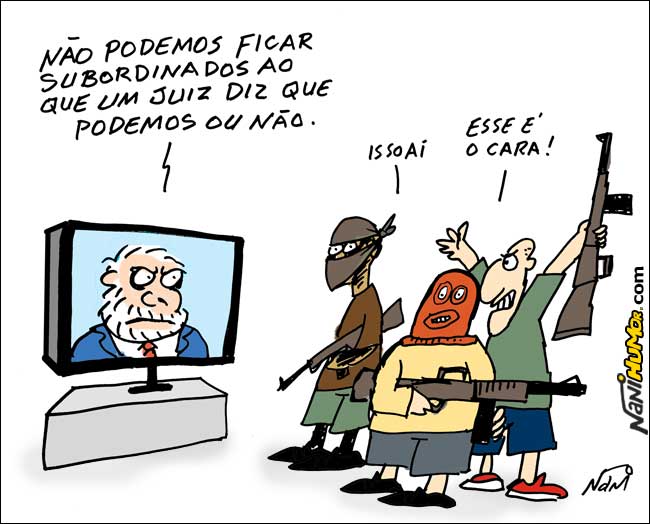 Lula: Não podemos ficar subordinados ao que um juiz diz que podemos ou não